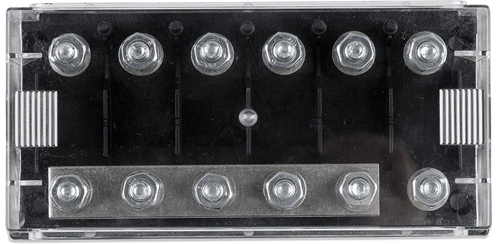 Six-way fuse holder for Mega-fuse with busbar (250A) CIP050060000