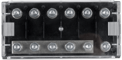 Six-way fuse holder for Mega-fuse with busbar (250A) CIP050060000