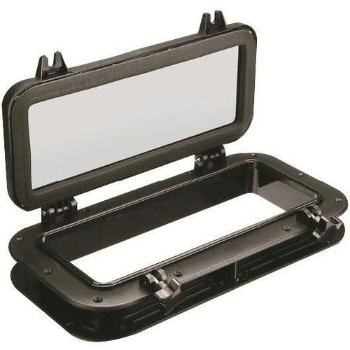 SEAFLO PLASTİK LUMBOZ DİKDÖRTGEN 20X40 CM SİYAH