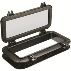 SEAFLO PLASTİK LUMBOZ DİKDÖRTGEN 20X40 CM SİYAH
