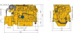 Vetus Turbo Diesel M4.56 deniz motoru, 52 HP (38.3 kW)