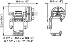 UP3 YAKIT VE SU TRANSFER POMPASI BRONZ DİŞLİ 15lt/dk 12v