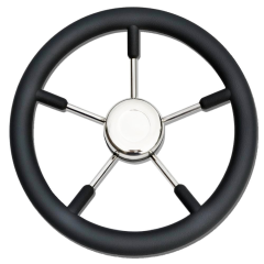 T9B PLASTİK KAPLI SİYAH DÜMEN SİMİDİ  Ø35cm