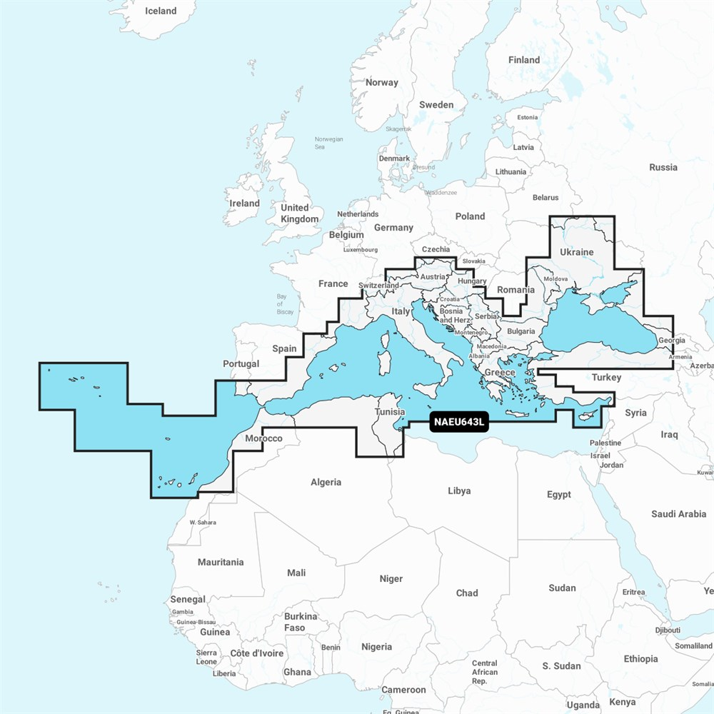 Navionics GPS Bölgesel Harita Tüm TÜRKİYE