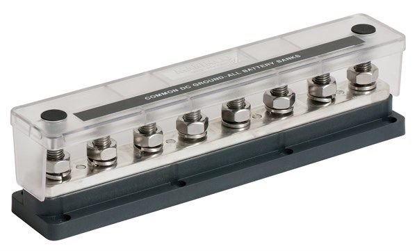 Marinco 8 Saplamalı Ağır Hizmet Busbar, 650 Amper