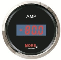 DİJİTAL AMPERMETRE 12-24V SİYAH ( ŞÖNT DAHİLDİR )