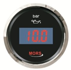 DİJİTAL YAĞ GÖSTERGESİ 10 BAR 12-24V SİYAH