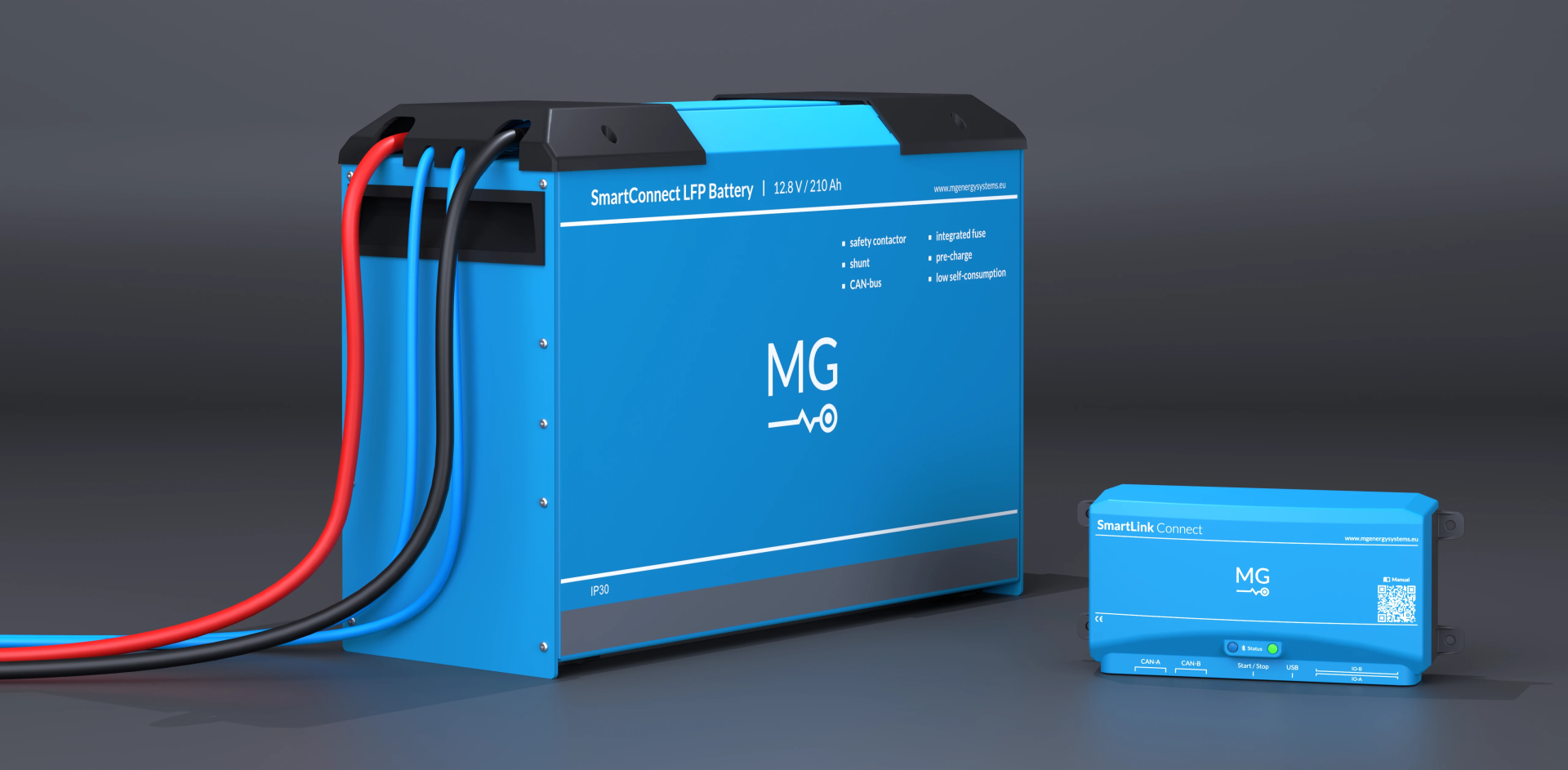 MGLFP120210 MG LFP Battery 12.8V/210Ah/2700Wh SmartConnect