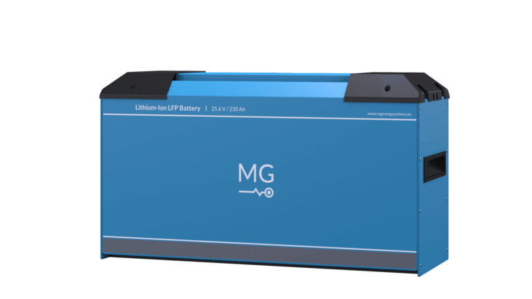 MGLFP242230 MG LFP Battery 25.6V/230Ah/5800Wh (M12, HV)