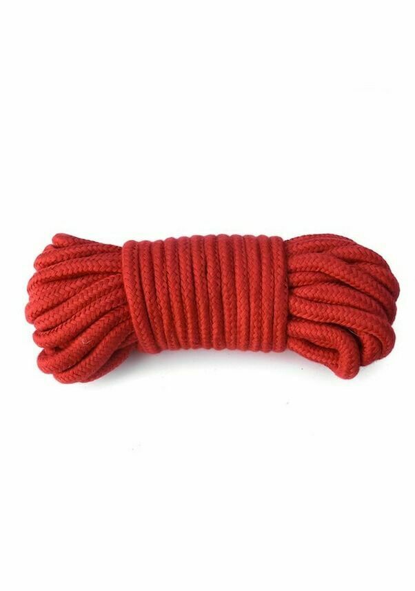 RENKLİ İSKOTA HALATI 10 MM KIRMIZI