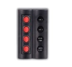 SWITCH PANEL 4 LÜ OTOM.SİGORTALI,led