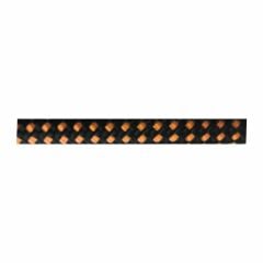 RENKLİ İSKOTA HALATI 12 MM SİYAH-TURUNCU