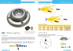 UFO 50 W DUALCOLOR UNDERWATER / 8.000 LM / MAVİ & BEYAZ
