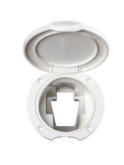 PLASTİK KAPAKLI DUŞ YUVASI AÇILI ÇAP:70MM