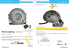 DECORATIVE POLE LIGHT 5W / 900 LM