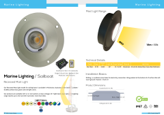 RECESSED MAST LIGHT 22W / 3.560 LM