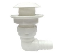 PLASTİK SİNTİNE ÇIKIŞI DİRSEKLİ 1./12''