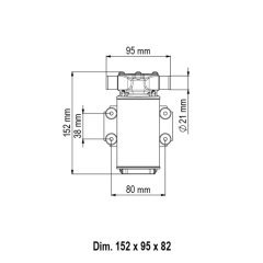 UP1/J İMPERLERLİ SİNTİNE VE ATIK SU POMPASI 24v 28lt/dk