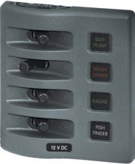 Blue Sea Systems WeatherDeck™ su geçirmez sigorta paneli