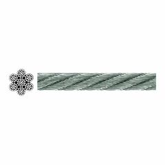 02 MM PASLANMAZ ÇELİK HALAT 7X19 CR-NI