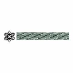 08 MM PASLANMAZ ÇELİK HALAT 7X19 CR-NI