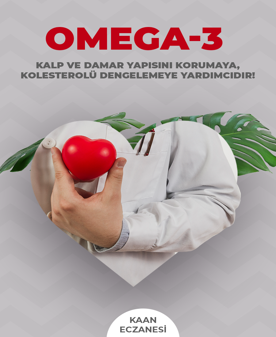 Afiş -  Omega-3 Kalp Damar Sağlığı