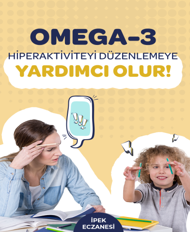 Afiş -  Omega-3 Hiperaktivite