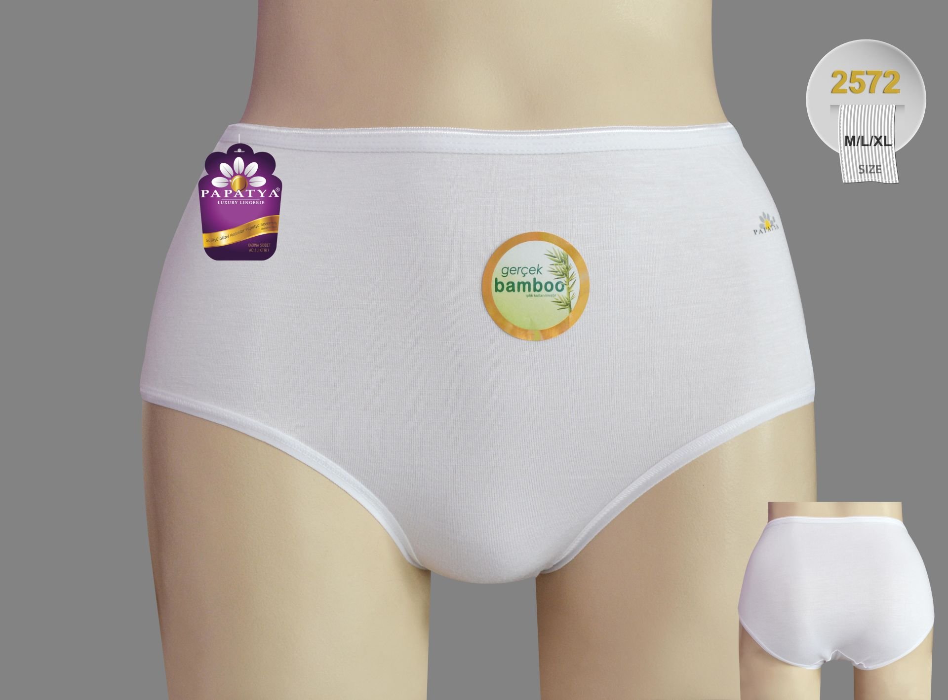 Papatya 2572  Bambu Kumaş Bayan Bikini