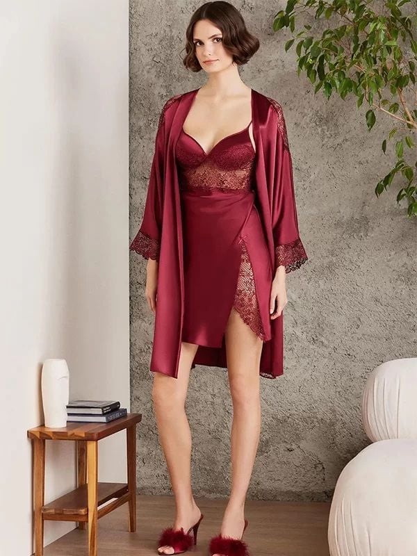 PİERRE CARDİN 6000 BAYAN 6 Lİ TK BORDO XL