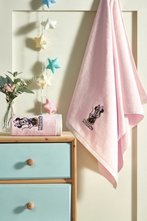 Özdilek Disney Minnie Mouse Happy Pembe Banyo Seti
