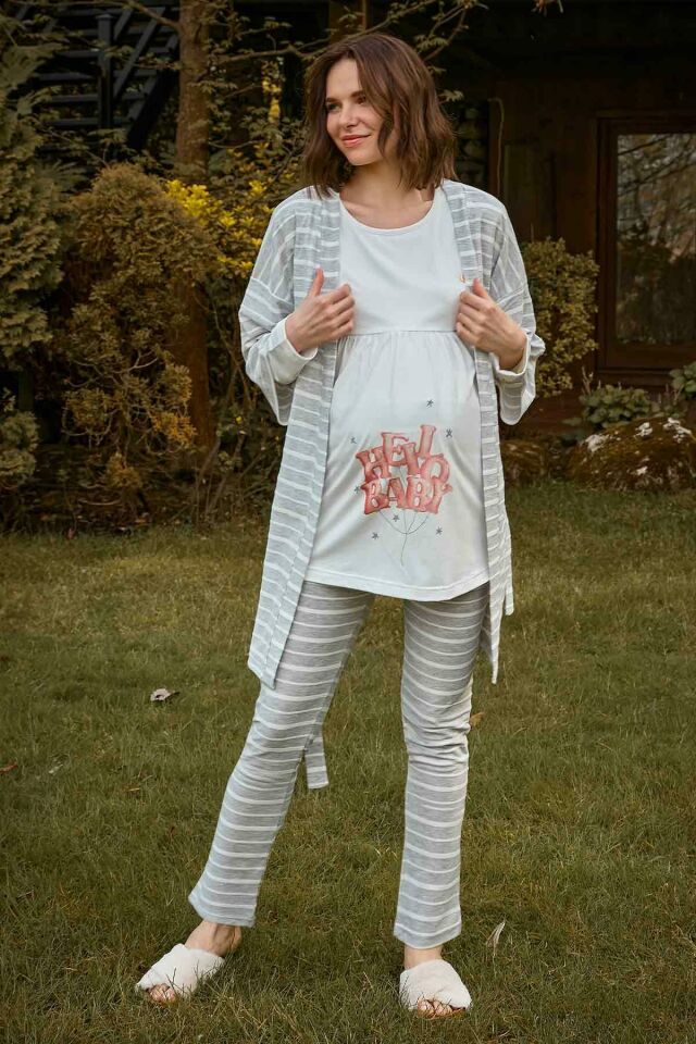 Berrak 9127 Bayan Lohusa Pijama Takımı