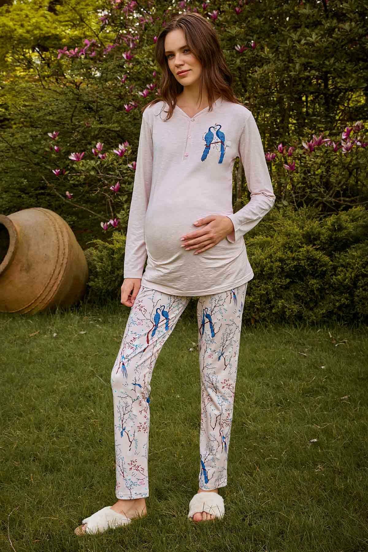Berrak 9128 Bayan Lohusa Pijama Takımı