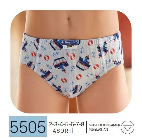 Berrak 5505 Çocuk Desenli Slip
