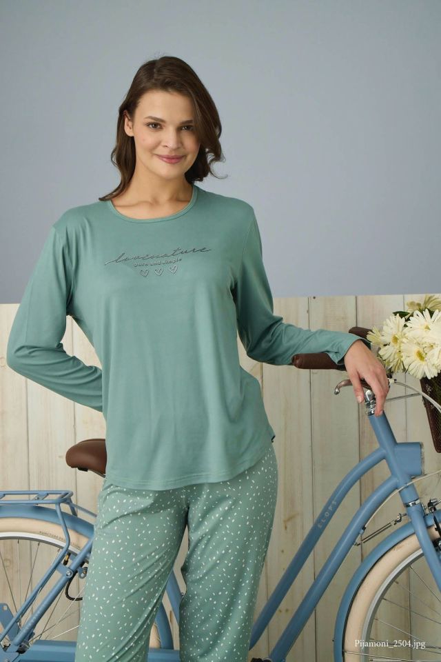 Pijamoni 7600 Bayan Pijama Takımı