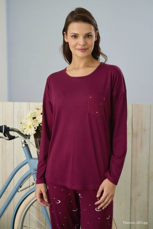 Pijamoni 7575 Bayan Pijama Takımı