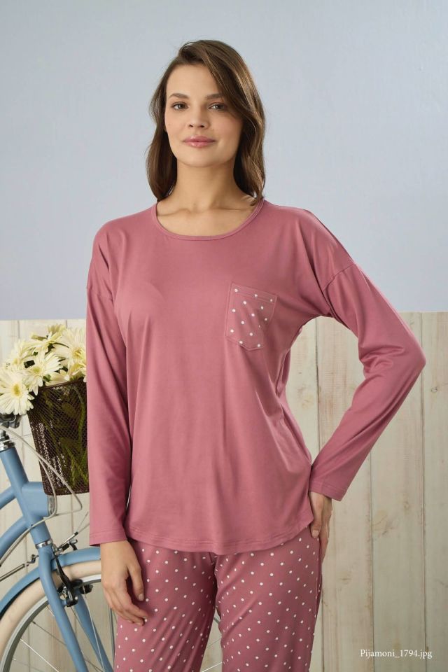 Pijamoni 7575 Bayan Pijama Takımı