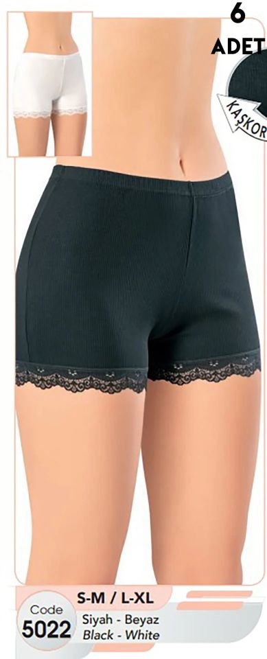Kota 5022 Kaşkose Pacalı Dantelli Şortlu
