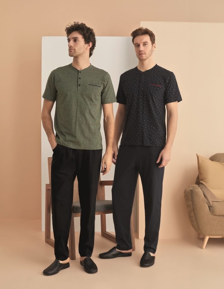 Elite Point 1524 Erkek Kısa Kol Pijama Takımı