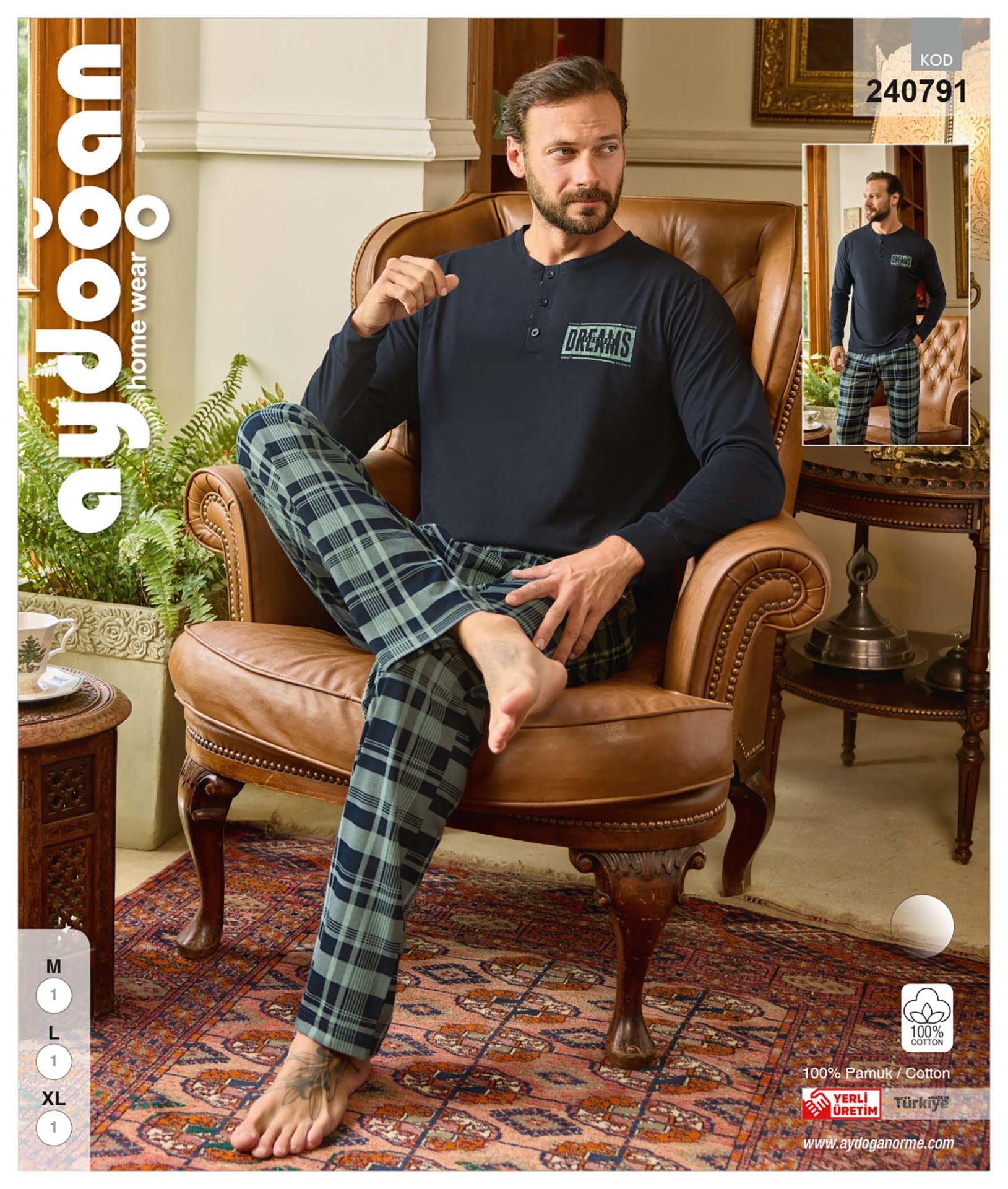 Aydoğan 240791 Erkek Pijama Takım