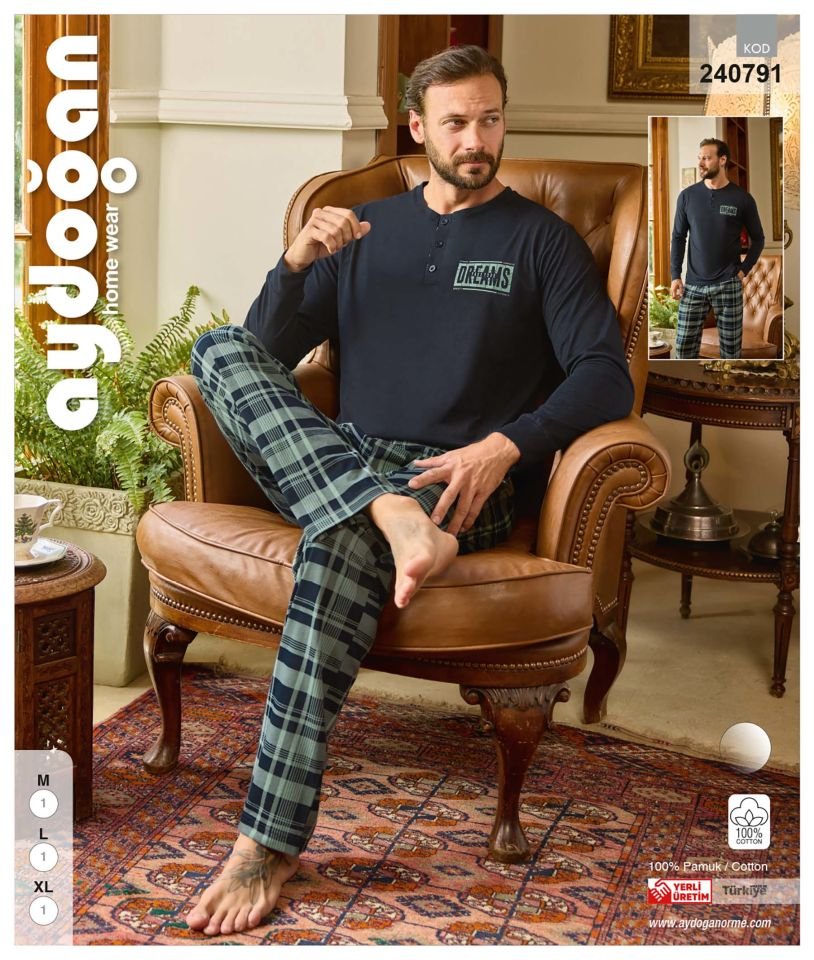 Aydoğan 240791 Erkek Pijama Takım