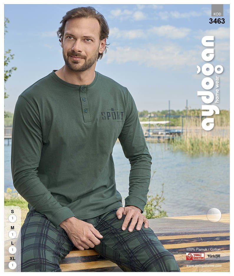 Aydoğan 3463 Erkek Pijama Takım