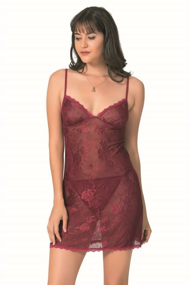 Primoda 8052 Kadın Saten Gecelik