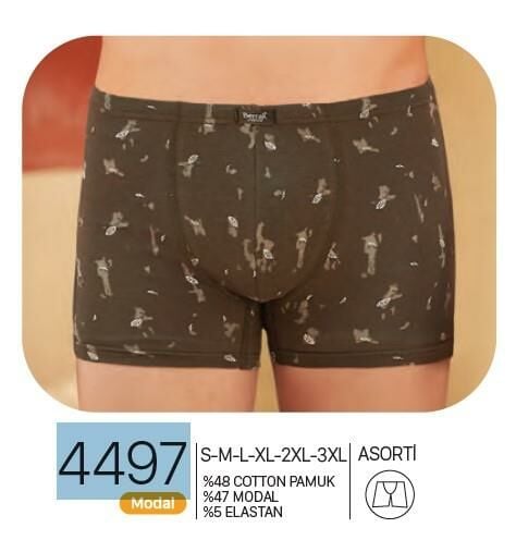 Berrak 4497 Erkek Modal Boxer