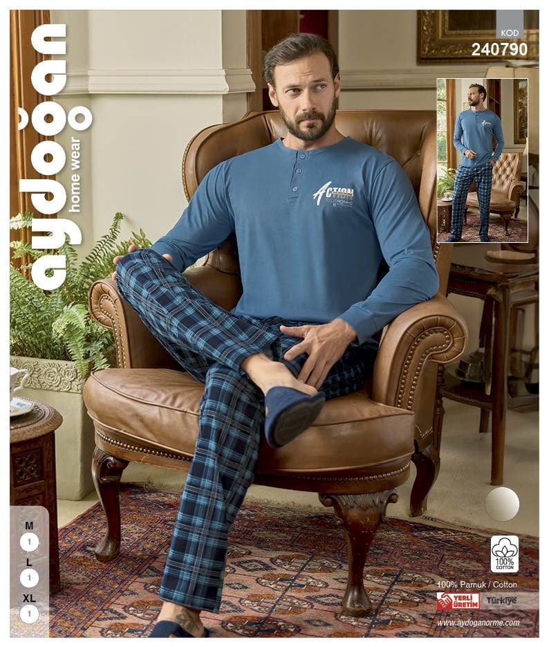 Aydoğan 240790 Erkek Pijama Takım