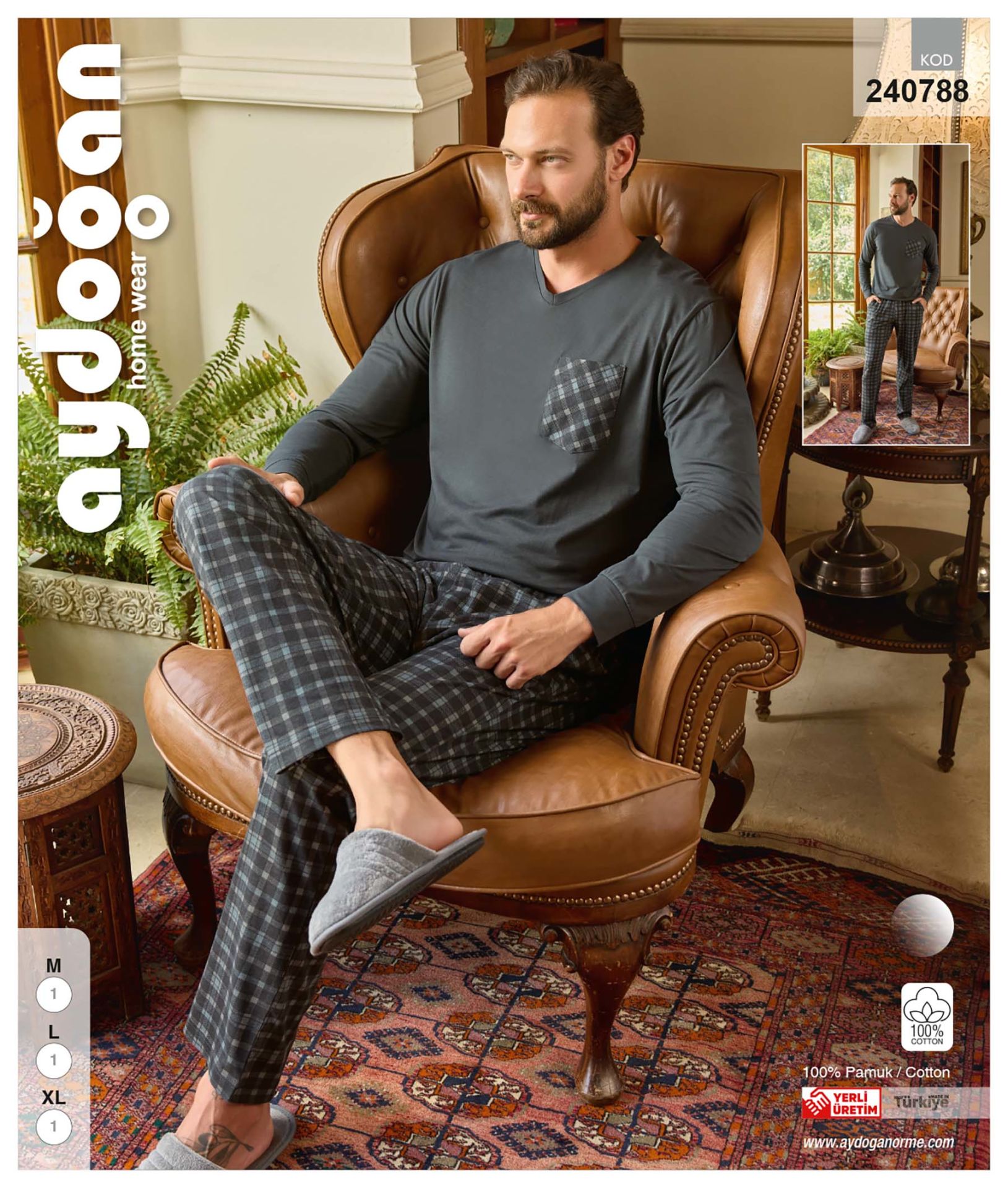 Aydoğan 240788 Erkek Pijama Takım