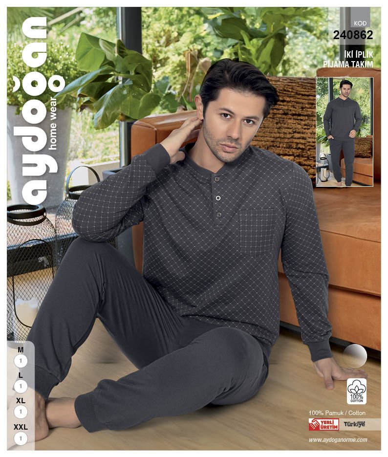 Aydoğan 240862 Erkek Pijama Takım