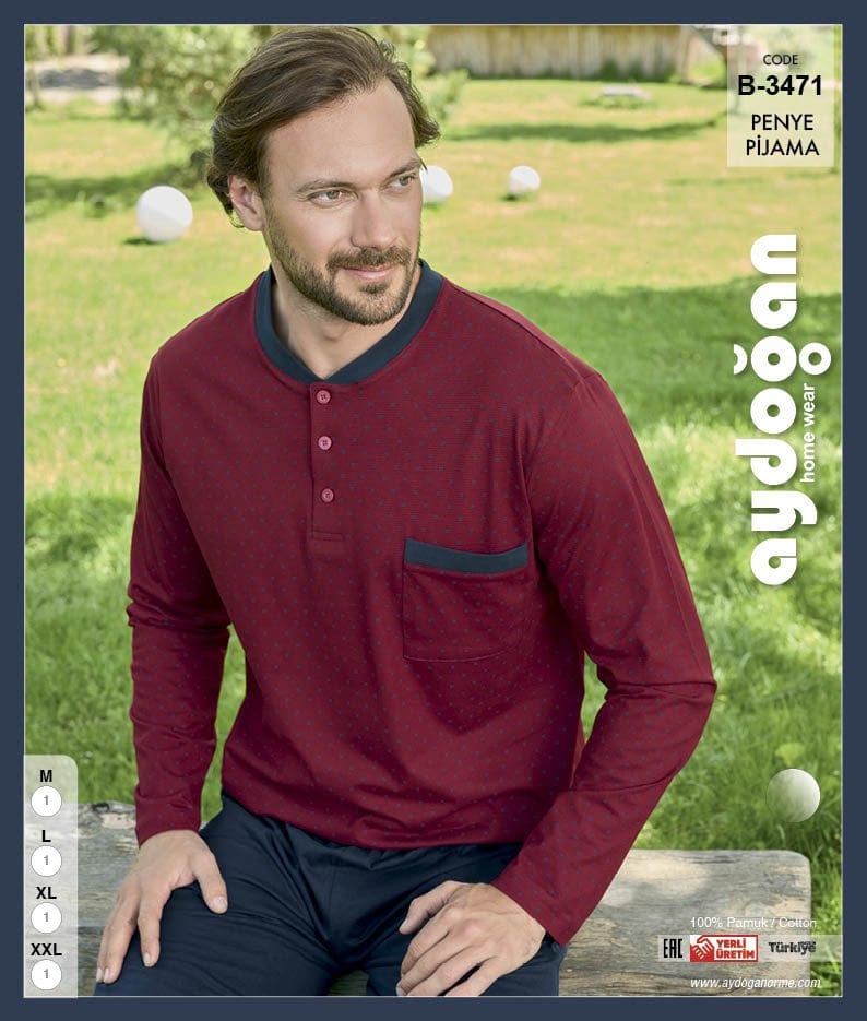 Aydoğan 3471 Erkek Pijama Takım