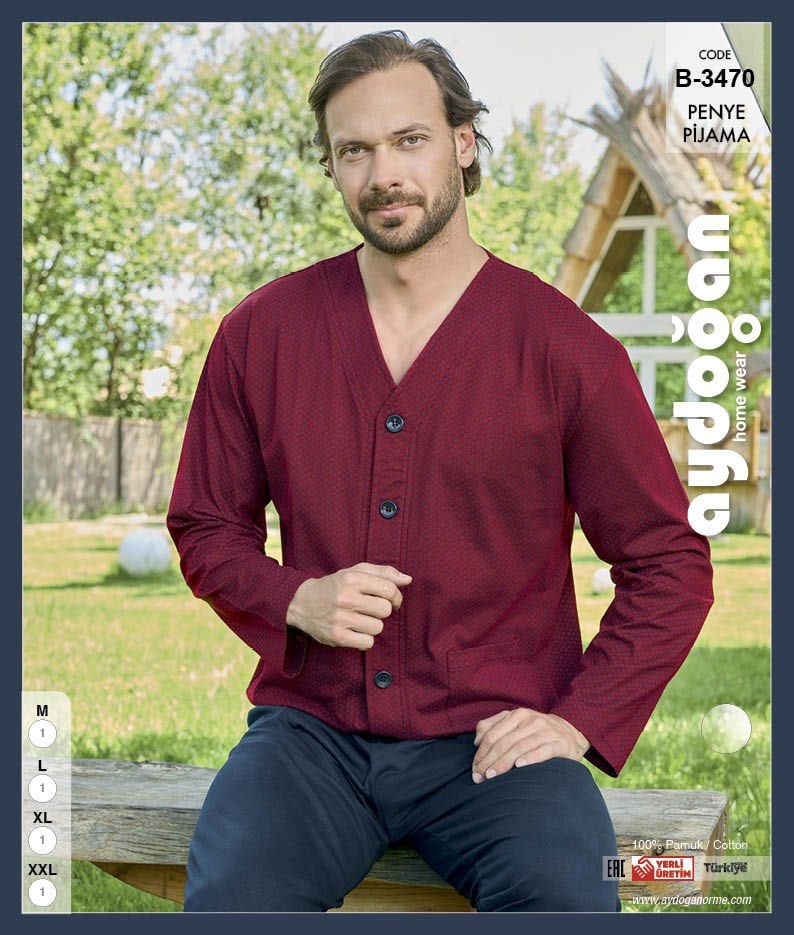 Aydoğan 3470 Erkek Pijama Takım