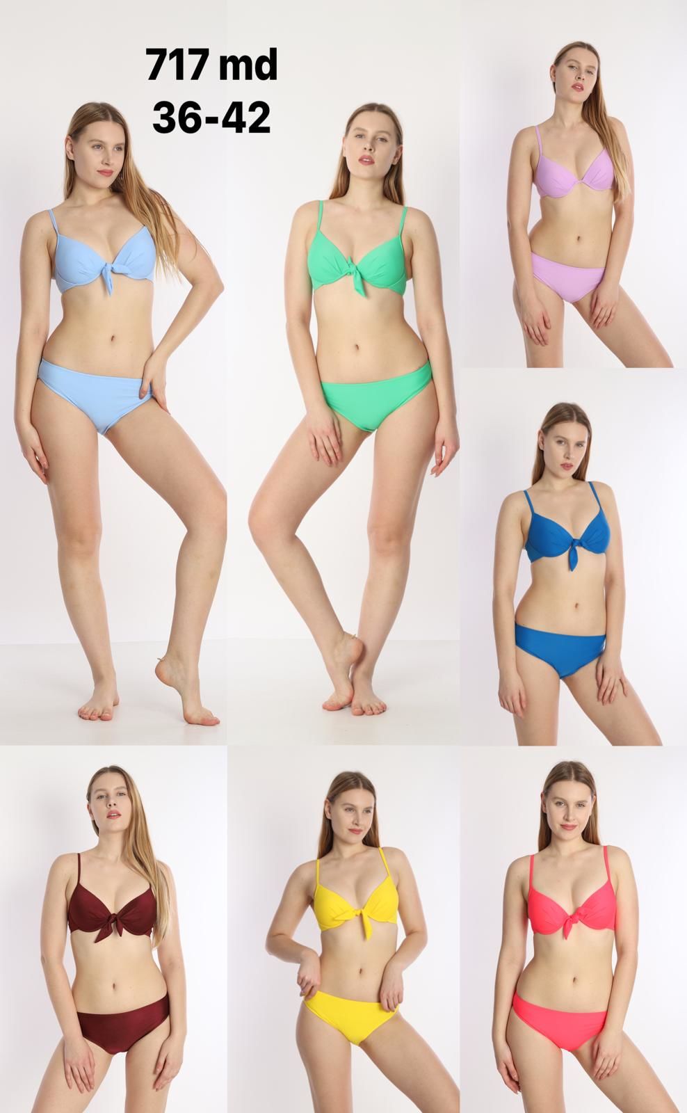 Azra 717 Düz Kaplı Bikini