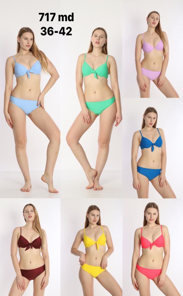 Azra 717 Düz Kaplı Bikini